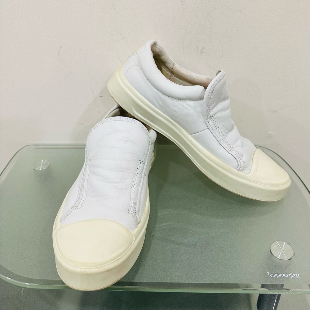 Ecco Women’s White Slip One Sneakers‎ Size 39/ US 8,5 Soft - Picture 5 of 11